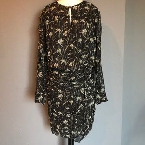 Veronica Beard Black Floral Printed Dress sz. 6